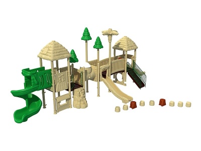 儿童滑梯乐园模型3d模型
