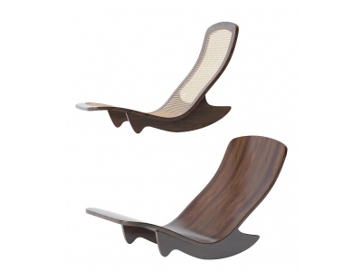 现代简约躺椅模型3d模型