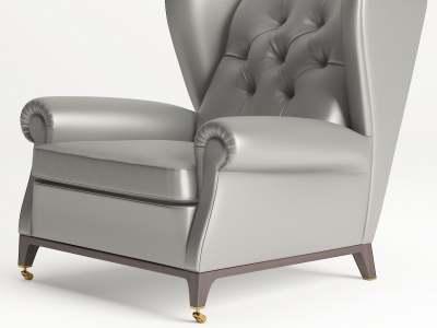 欧式单人沙发模型3d模型