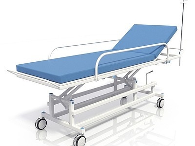 3d医疗器材病床模型