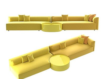 3d现代沙发模型