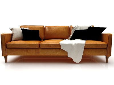 现代风格三人沙发模型3d模型