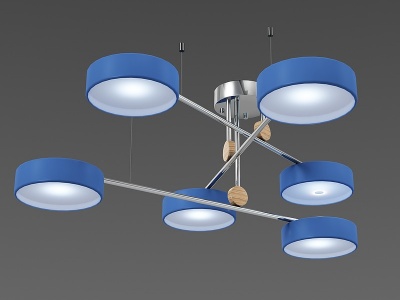 3d现代吊灯灯具模型