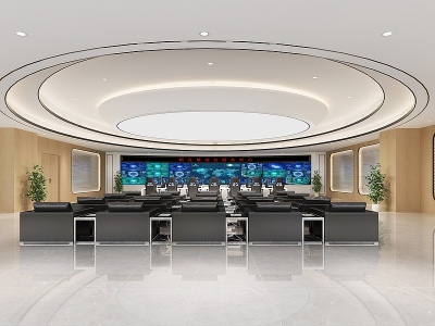 3d现代公司报告厅会议室模型
