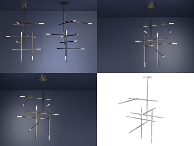 现代北欧吊灯模型3d模型