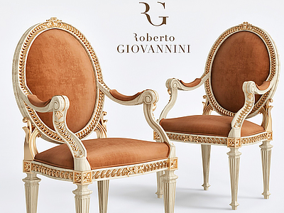 欧式古典雕花餐椅模型3d模型