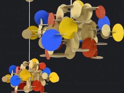 北欧儿童房吊灯模型3d模型
