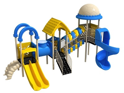 3d户外儿童乐园模型