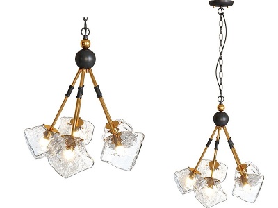 现代水晶吊灯3d模型