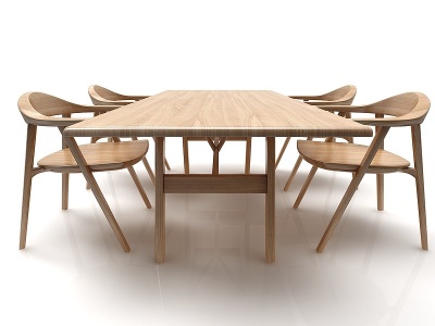 现代风格餐桌模型3d模型