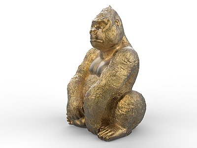 3d金猩猩模型