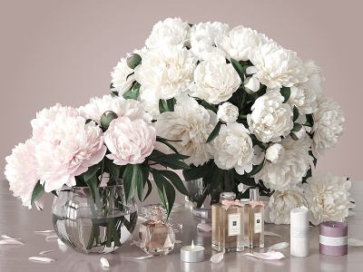 现代花瓶香水模型3d模型