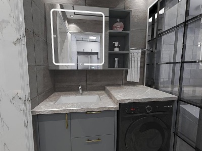 浴室柜3d模型