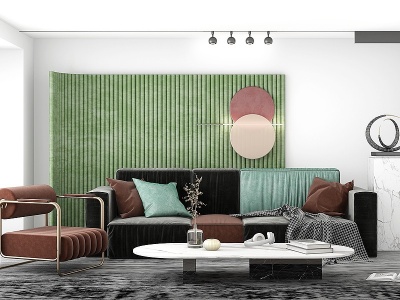 现代沙发模型3d模型