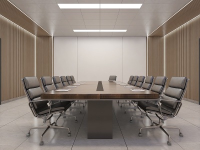 3d现代调度会议室模型