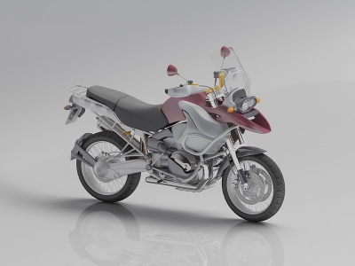3d现代摩托车模型