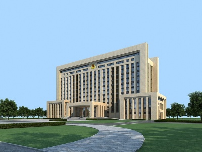 3d办公酒店模型