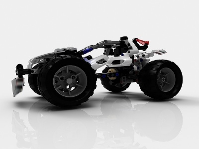 现代风格玩具车3d模型
