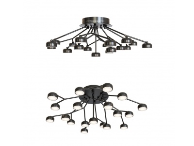 3d现代蜘蛛吊灯模型