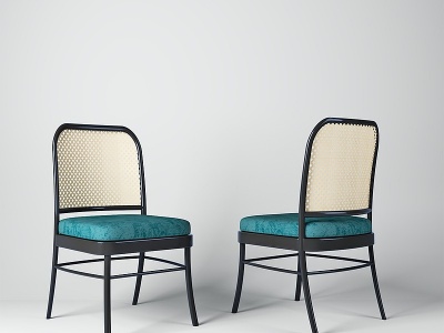 现代轻奢餐椅模型3d模型