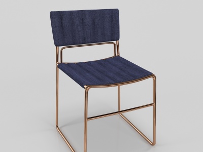 现代单椅休闲椅3d模型