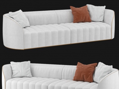 现代双人沙发模型