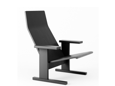 现代单人座椅休闲椅模型3d模型