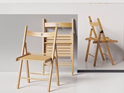 3d现代折叠椅模型