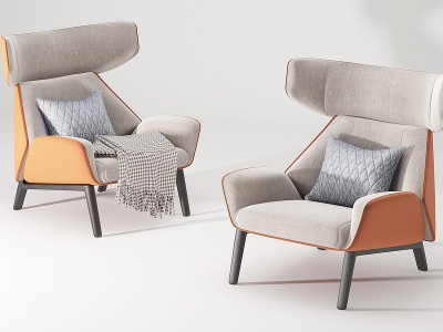 现代休闲椅沙发模型3d模型