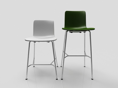 现代风格吧椅高脚凳模型3d模型