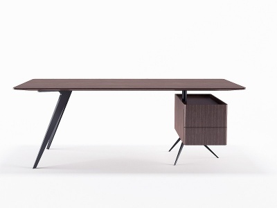 3d现代书桌办公桌模型