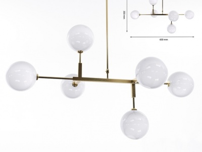 3d北欧现代球形小吊灯吊灯模型