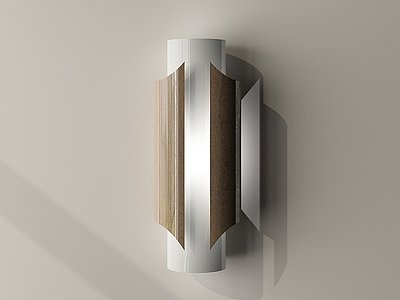 3d现代简约金属轻奢装饰壁灯模型
