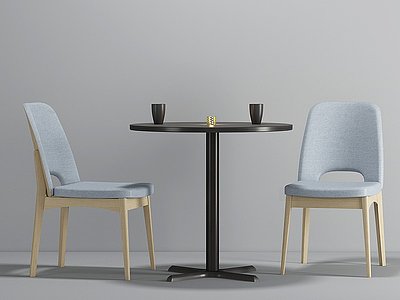 3d现代椅子休闲椅餐椅模型