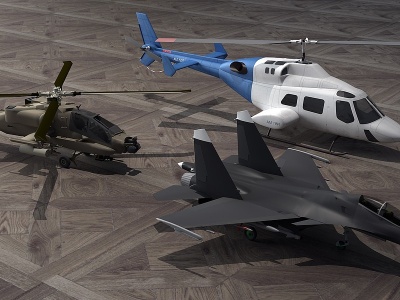 3d现代玩具<font class='myIsRed'>飞机</font>直升机模型
