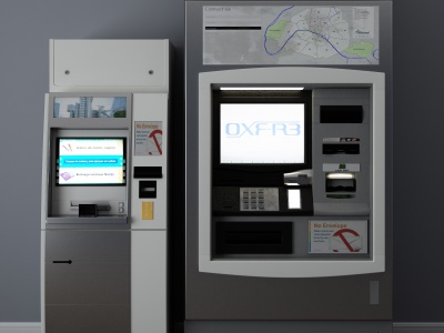 现代ATM取款机模型