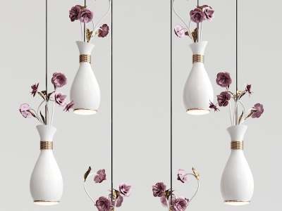 现代花瓶吊灯模型3d模型