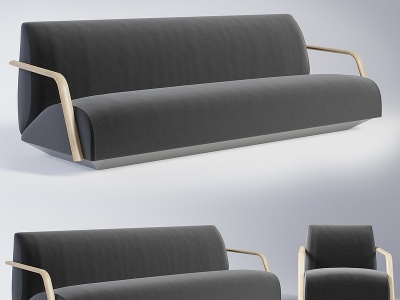 现代家具沙发组合沙发模型3d模型
