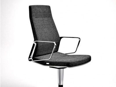 3d现代办公椅洽谈椅模型