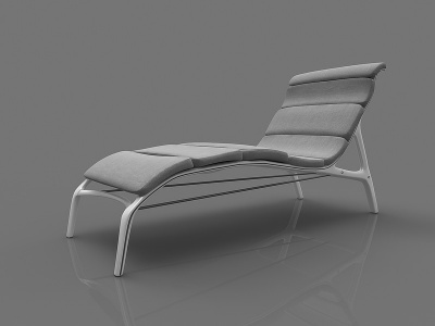 3d现代风格躺椅模型