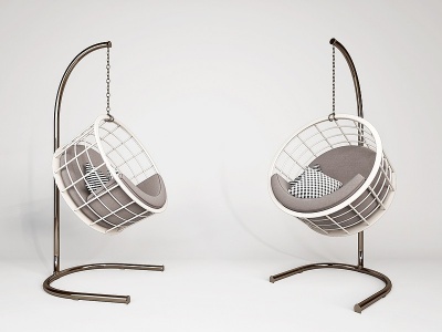 3d现代吊椅阳台休闲吊椅模型
