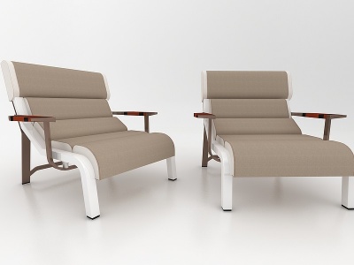 现代风格休闲椅模型
