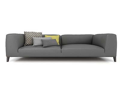 现代风格双人沙发模型