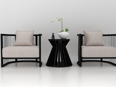 中式沙发椅子模型3d模型