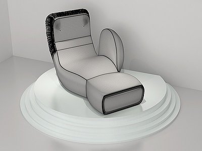 3d现代懒人沙发模型