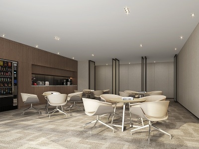 3d现代会议室多功能会议室模型