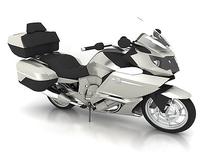 现代风格摩托车3d模型