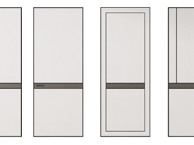 现代柜门模型3d模型