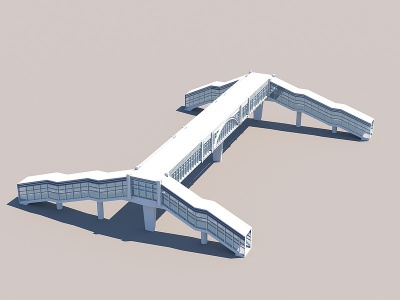 人行过街天桥模型3d模型