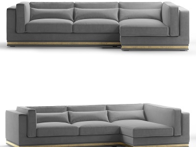 3d北欧现代沙发模型